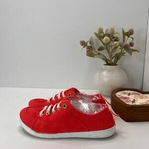 Vionic Beach Pismo Slip-On Shoes Red Women's 6M Super Soft Inside